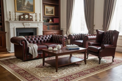 Chesterfield sofa suite - chesterfield,