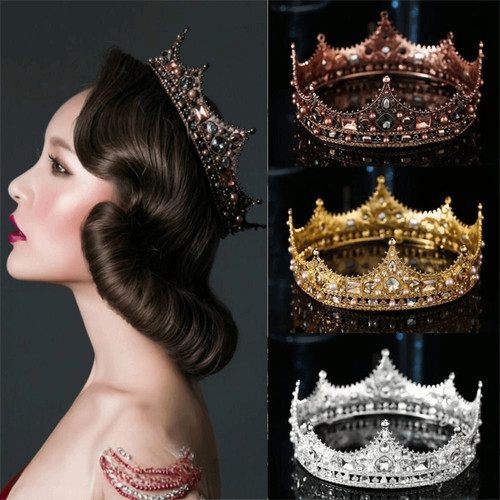 Vintage baroque tiara crown - baroque,