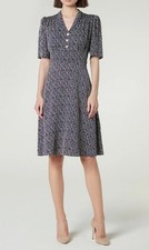 L K Bennett navy Dress with