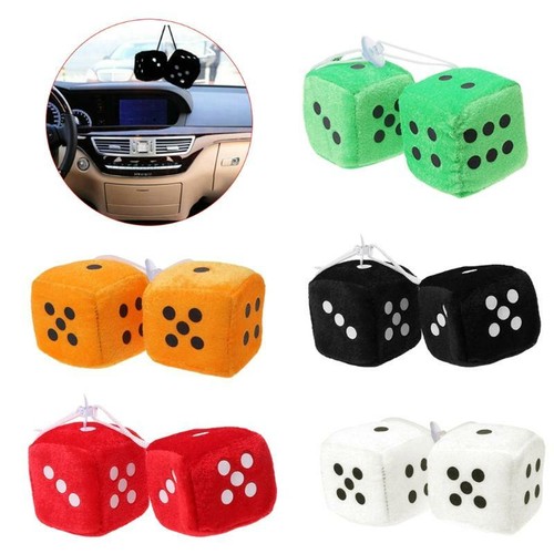 Pair fuzzy dice dots - 1,