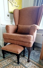 Wing Back Armchair. Fully