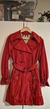 Burberry Ladies Red Waterpoof
