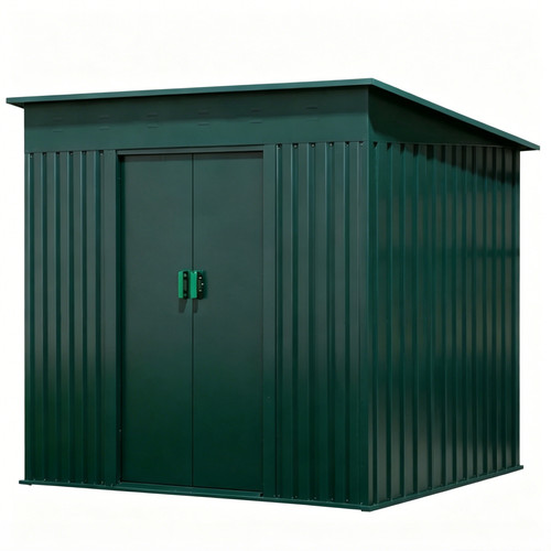 6x4ft green metal outdoor - green,