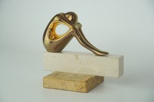 ** Rare Galos Porcelain Figurine, Platinum & Gold Plated **