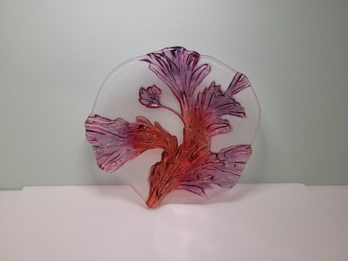 Vintage walther glass plate - plate,