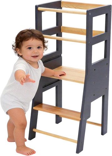 Wooden kitchen helper step - kitchen,
