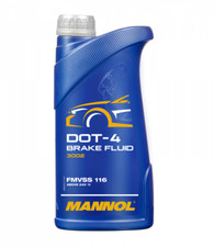 MANNOL BRAKE & CLUTCH FLUID DOT 4 FMVSS 116 DOT 4 ISO 1L-3002 GENUINE 50% Extra