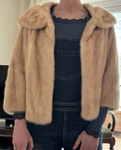 Vintage palomino mink fur - vintage,