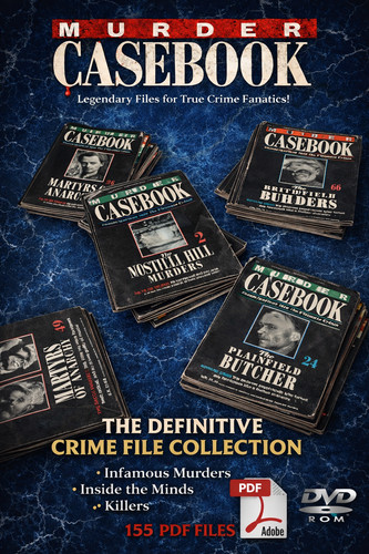 Murder casebook magazines - murder,