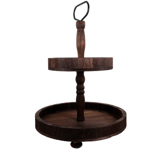 Wooden tiered cake stand - tiered,