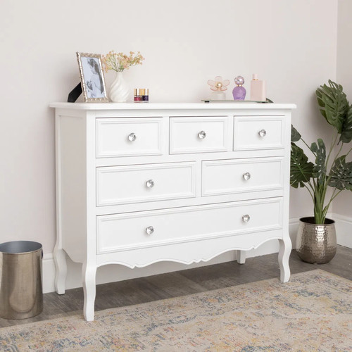 Large white chest drawers - large,