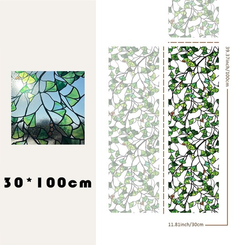 Green leaf window privacy film - window,