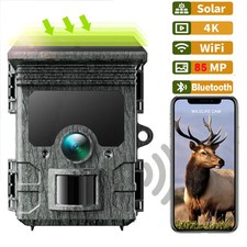 WiFi Trail Camera 85MP 4K Bluetooth Wildlife Hunting Game Camera IR Night Vision