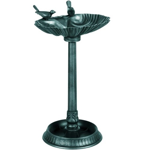Vintage style birdbath with - vintage,