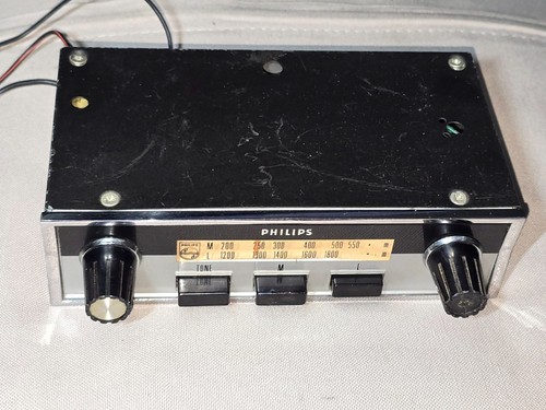 Vintage philips car radio - vintage,
