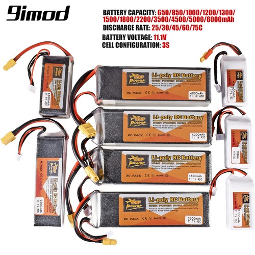 Lipo battery zop - 11.1v,