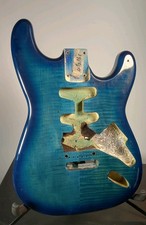 Stratocaster Guitar Body Flame