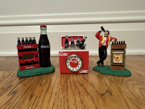 Coca cola mini desk clock - coca-cola,