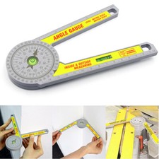 360° Angle Finder Miter Saw Protractor Goniometer Woodworking Measuring Ruler