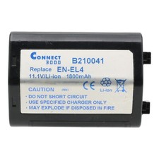 Connect 3000 EN-EL4 Battery Pack Accu Li-ion 11.1 1800mAh Nikon D3