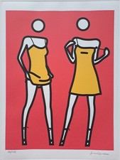 Julian Opie Signed -  Woman