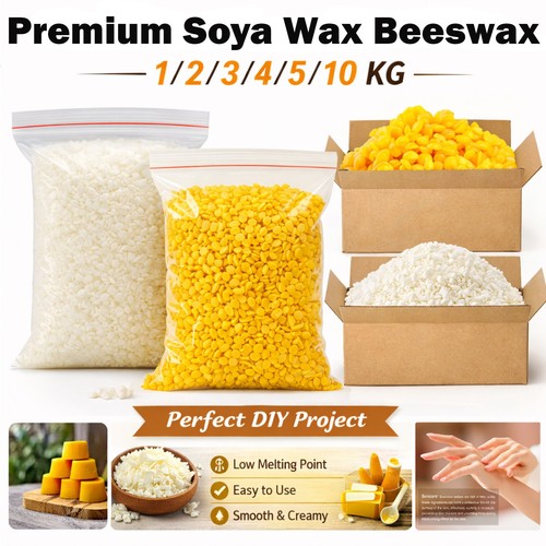 100 pure natural soy soya - natural, wax