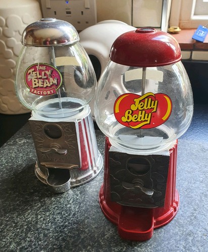 Two jelly bean dispensers - two,