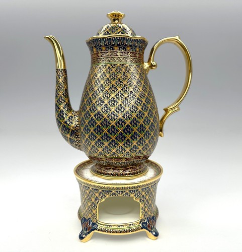 Vintage thai benjarong coffee - thai,