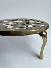 Antique ornate solid brass