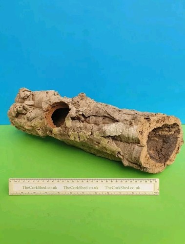 Cork bark hamster tube - cork,
