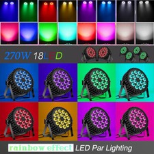 270W PAR Lights RGBW 18LED Stage Lighting DJ Disco Party Club Show Light DMX512