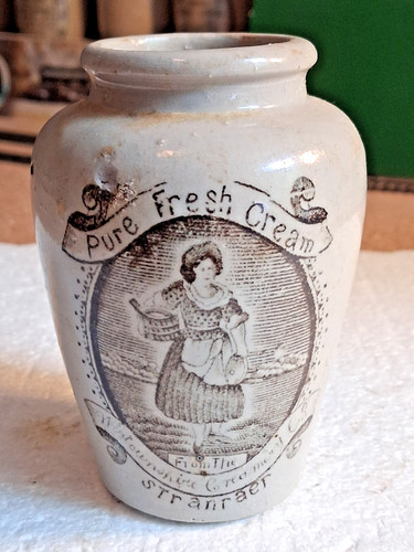 Antique cream pot - antique,