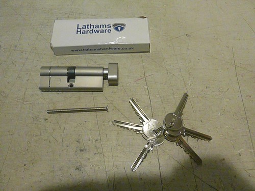 Euro brass cylinder door lock - euro,