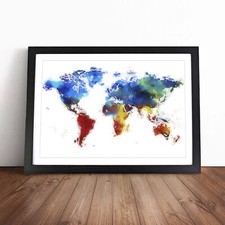 Abstract Map of the World