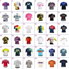 2025 Mens Cycling Jersey short sleeves Cycle Racing Team Breathable Biking Shirt