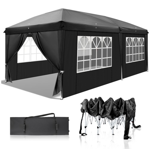 Large 3mx6m pop gazebo - up,