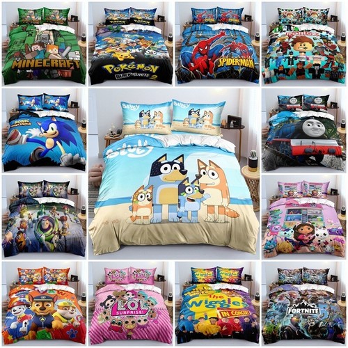 Printed cartoon bedding set - printed,