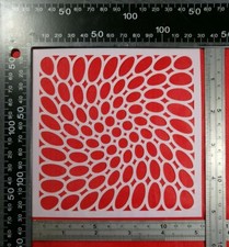 Geometric Stencil Embossing Scrapbooking Cardmaking Ink Airbrush Painting #W