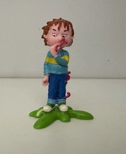 Horrid Henry Eating Worms 2008 Novel CITV Cake Topper Figure Toy On Base - Rare