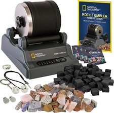 National Geographic Hobby Rock Tumbler Kit - Rock Polisher For Kids & Adults, Uk