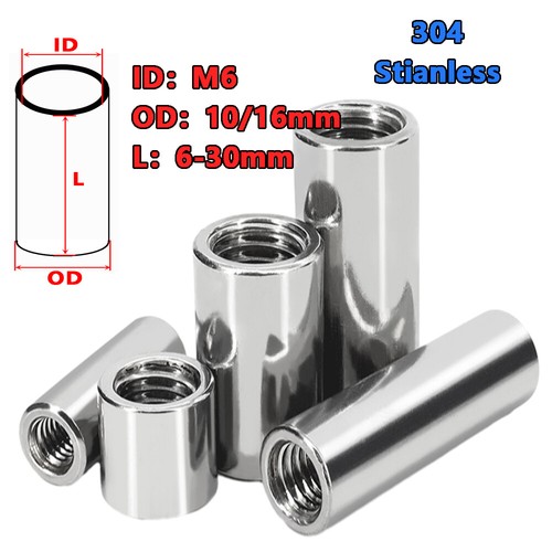 Stainless steel lengthen - m6,