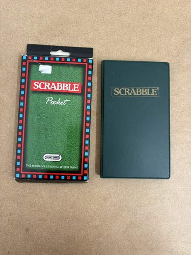 Pocket scrabble travel game - scrabble,