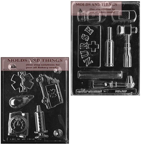 Nurse chocolate mold emergency - nurse,