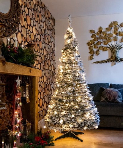 6ft 180cm prelit pre decorated - prelit,