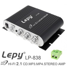 2.1CH Car Motorcycle Home Mini HIFI Power Stereo Audio Amplifier MP3 Player 12V
