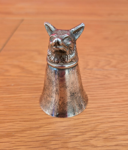 Vintage fox head white - vintage,