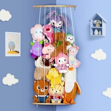 Teddy Storage,Wood Soft Toy