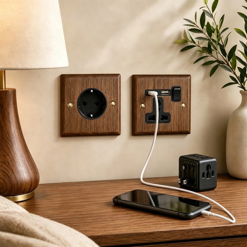 Vintage wall light switch - wall,
