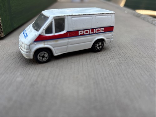 Corgi ford transit police van - corgi,
