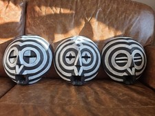 Hand Carved African Tribal Mask Set, Sun Moon And Star God's. From Ghana